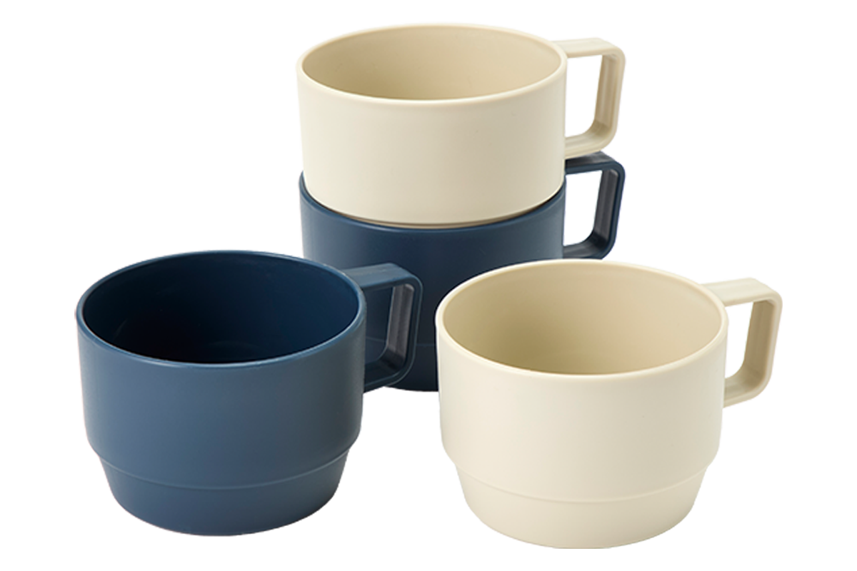 アウトドアカップ BW 4ピース