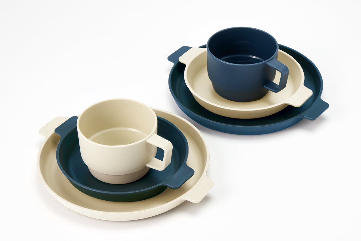 アウトドアSプレート BW 4ピース