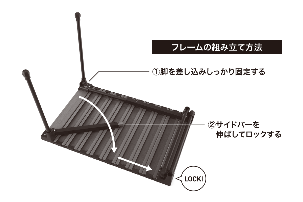 ワンフレームロールテーブル