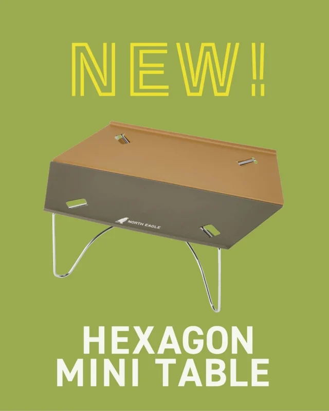 .

ちょい置きに、ちょうどいい！
【 ヘキサミニテーブル 】

軽くてコンパクト、持ち運びしやすいミニテーブル

隙間に収まり、ピクニックからハイキングまで
気軽に持ち出せるサイズ感です🎒🍙

一体型フレームで、開くだけのかんたん設置！
使いたいときにサッと出して、すぐ使えます👍

落ち着いたツートンカラーで、
アウトドアシーンにもなじむシンプルなデザインです🏕️

ーーーーーーーーーーーーーーーーーーーーー

2026年新商品 
NE20025 ヘキサミニテーブル ￥2,200（税込）

●軽量で持ち運びに便利なコンパクトサイズ
●一体型フレームで開閉もラクラク

ーーーーーーーーーーーーーーーーーーーーー

#northeagle #ノースイーグル #キャンプ #キャンプ飯 #キャンプギア #アウトドア #アウトドア好き #アウトドア好きな人と繋がりたい #ノースイーグルテント #テント #焚火 #焚火台 #焚火が好き #焚き火 #コスパ #コスパアウトドアギア #ファミリーキャンプ #ソロキャン #ソロキャンプ #グランピング　#デイキャンプ #北海道 #北海道企業 #北海道が好き #アウトドア用品 #キャンプ道具 #キャンプ用品 #ミニテーブル #ハイキング #ピクニック